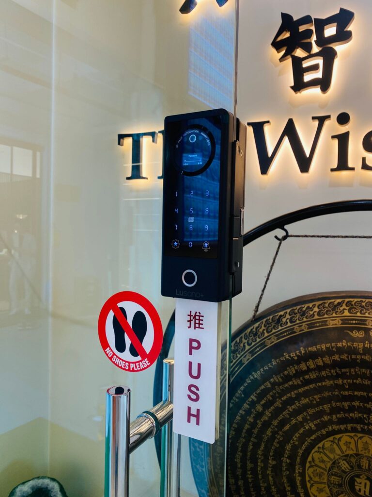 Glass Digital Lock for Glass Doors