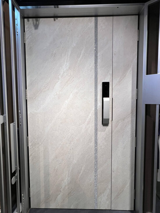 Lusano Crystalized HDB Main Door 4×7 feet Double Leaf (With Swarovski Crystal)