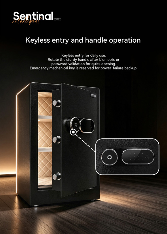 The Sentinel Leather Safe 45
