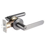 Lacasa 8331 Metallic Gun Grey Designer Bedroom Lever Lock +$50.00