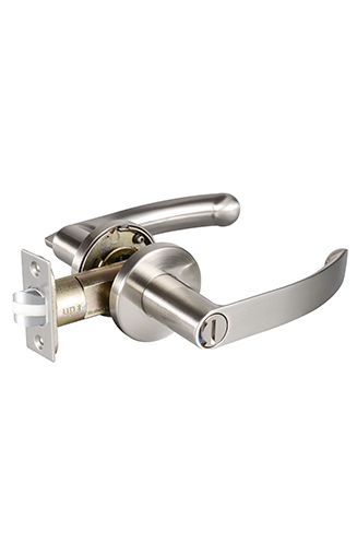 MyDigitalLock - Lacasa 8341 Satin Nickel Designer Bedroom Lever Lock