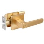 Lacasa 8371 PVD Gold Designer Bedroom Lever Lock +$50.00