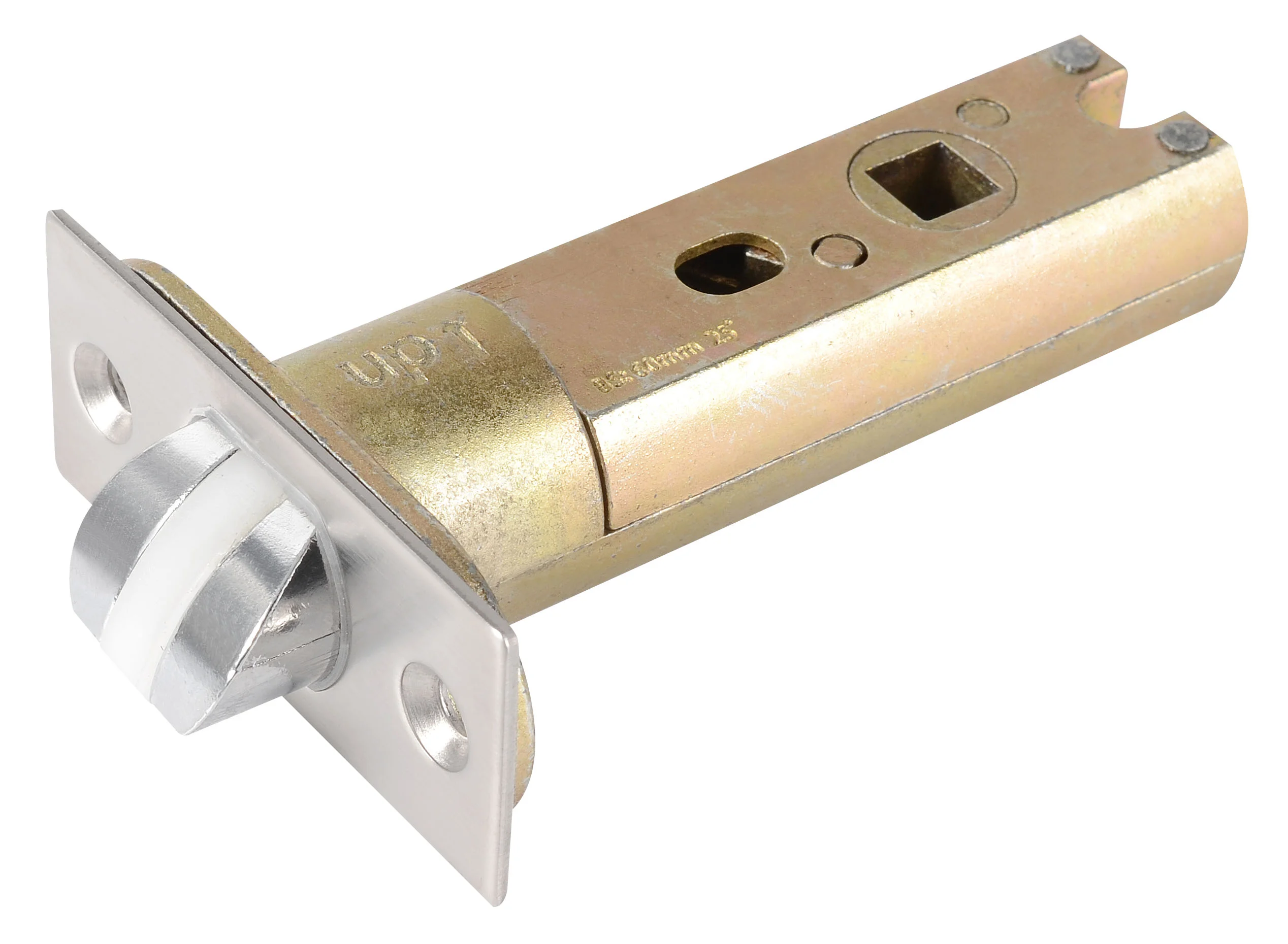 MyDigitalLock - Metallic Gun Grey Designer Bedroom Lever Lock-660C-BS60mm