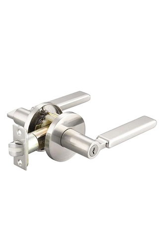 MyDigitalLok - Lacasa-8391-Satin-Nickel-Designer-Bedroom-Lever-Lock