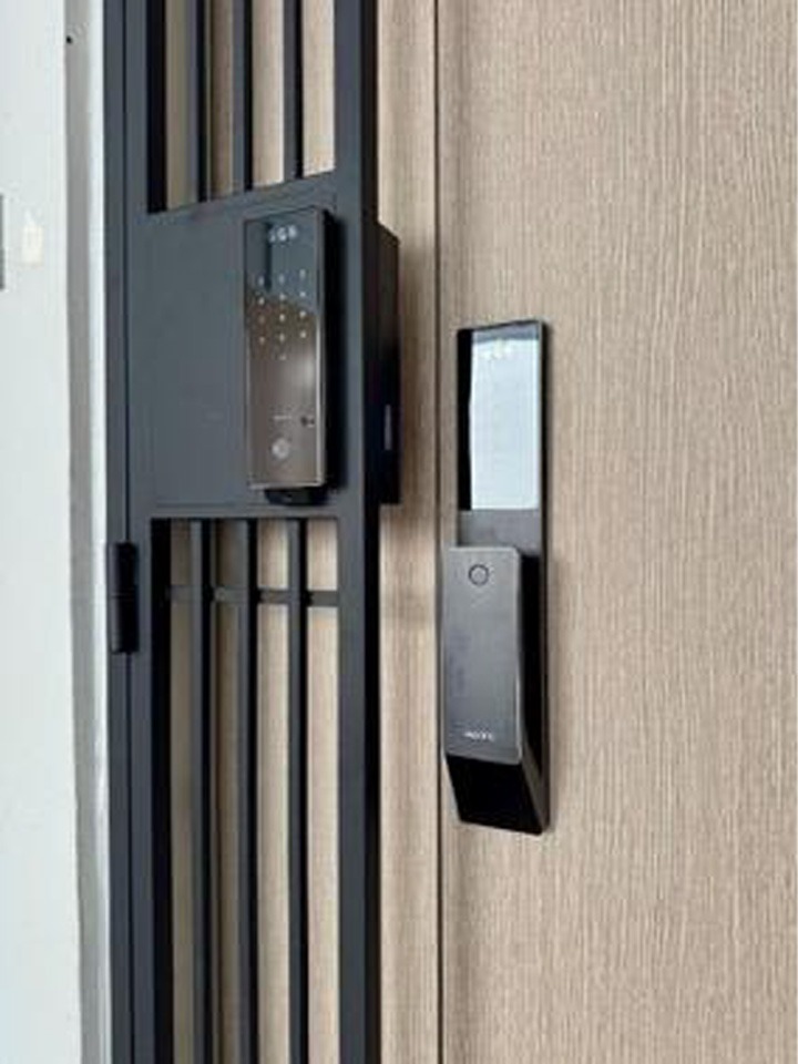 MyDigitalLock -Installed onto brand new mild steel gate