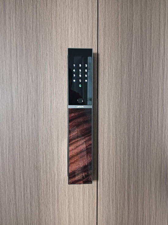 MyDigitalLock - Lenovo F3 Ultra Gate Digital Lock Rosewood-Installation