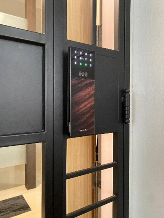 MyDigitalLock - Lenovo F3 Ultra Smart Gate Digital Lock Rose Wood