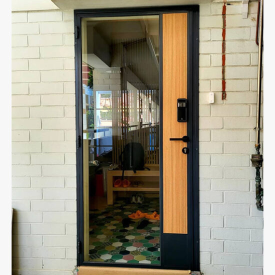 Designer HDB Glass Gate 3×7 Feet - Gallery