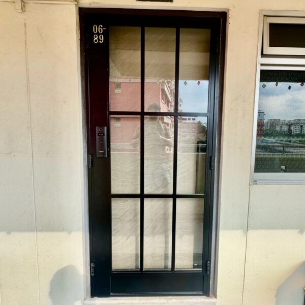 Designer HDB Glass Gate 3×7 Feet - Gallery