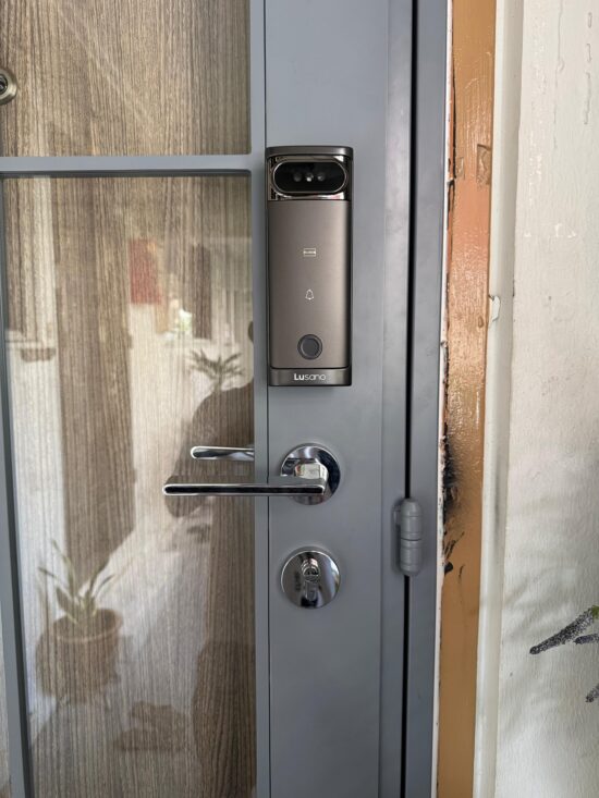 Designer HDB Glass Gate 4×7 Feet