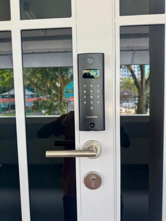 Designer HDB Glass Gate 4×7 Feet