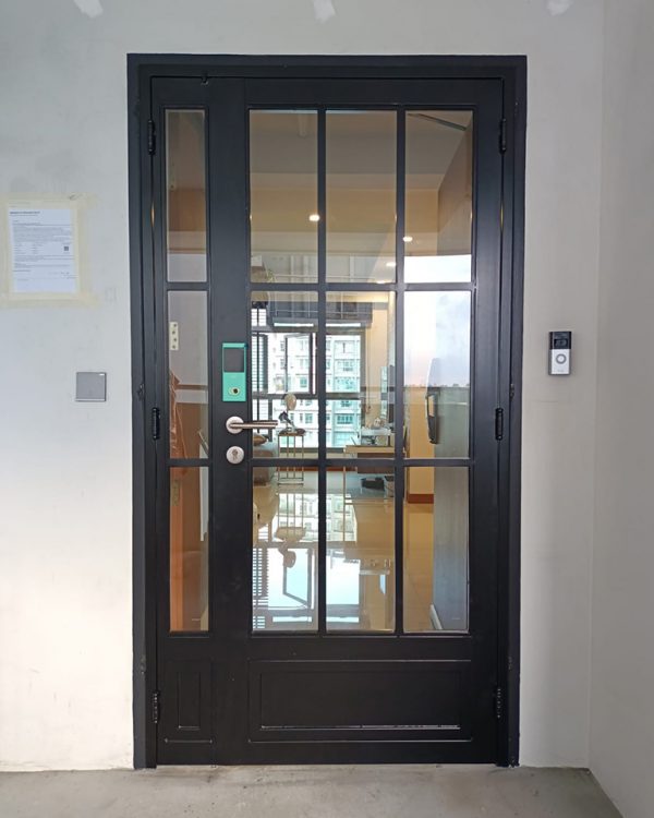 Designer HDB Glass Gate Version 2 – Purely Glass
