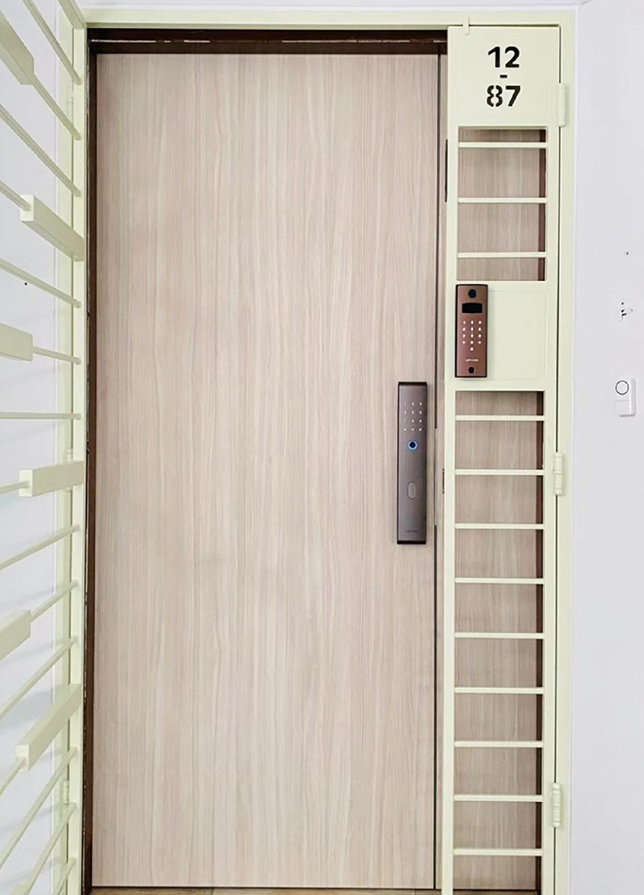 MyDigitalLock - Laminate-HDB-Door-overlooked