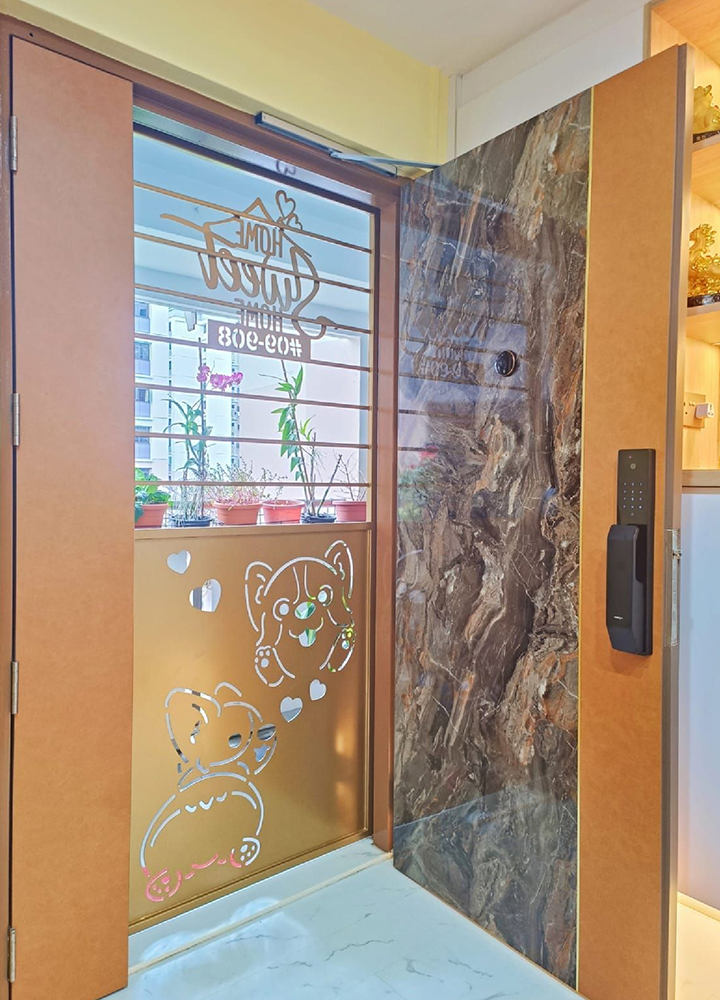 MyDigitalLock - Marble-Laminate-Door