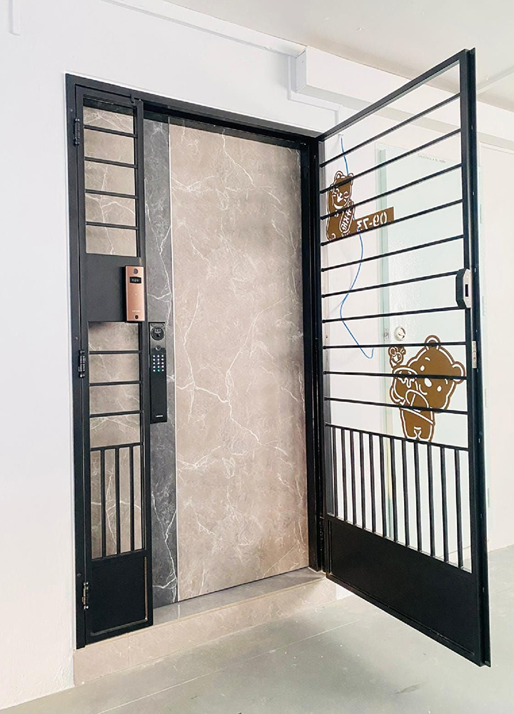 MyDigitalLock - Marble-Laminate-Door