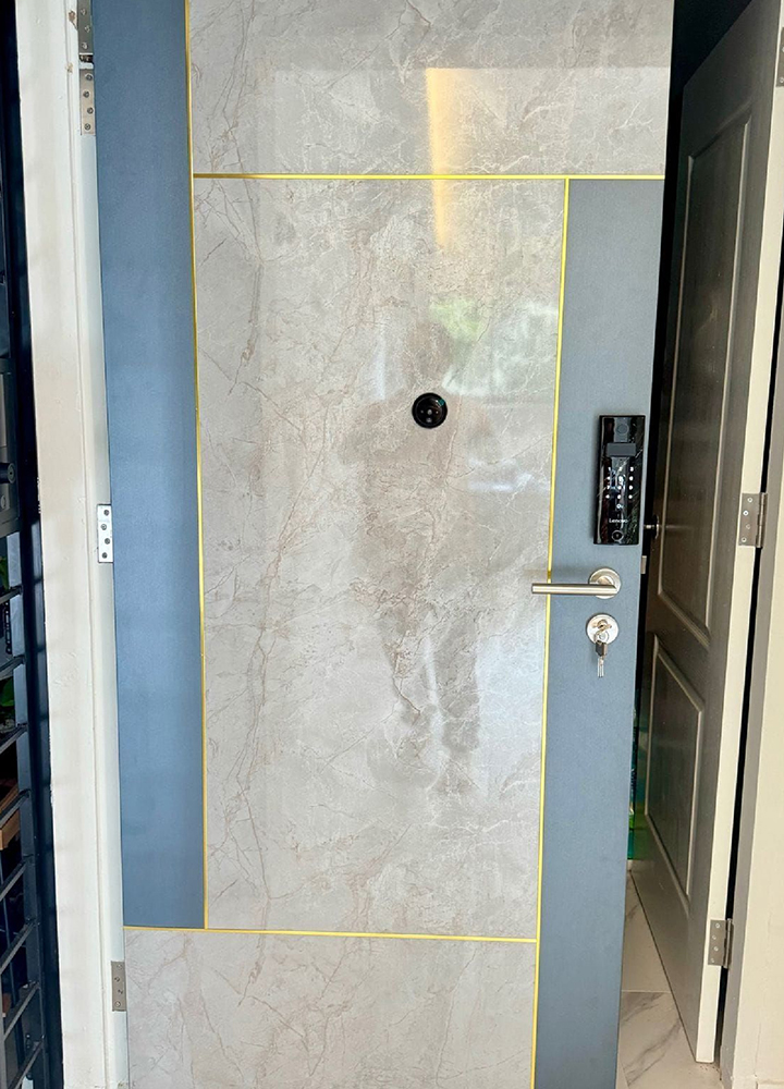 MyDigitalLock - Marble-Laminate-Door