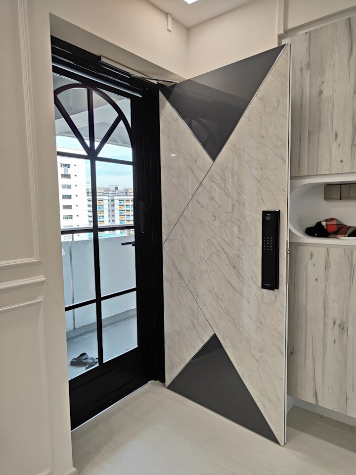MyDigitalLock - Marble-Laminate-Door