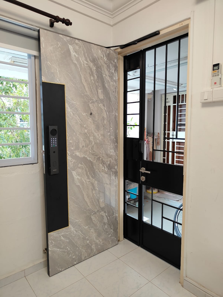 MyDigitalLock - Marble-Laminate-Door
