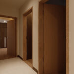 MyDigitalLock - Lusano+ High Status Laminate Door Frame with bedroom door