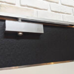 Atena 90 Degree Slide Arm Door Closer Silver +$150.00