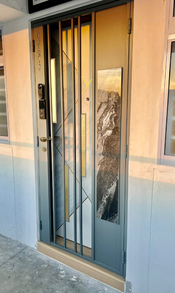 MyDigitalLock - 2K-Gold-Marble-HDB-Gate
