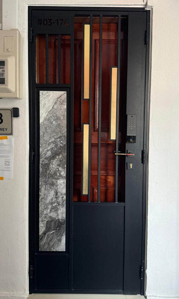 MyDigitalLock - 2K-Gold-Marble-HDB-Gate