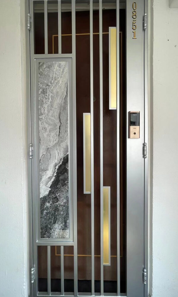 MyDigitalLock - 2K-Gold-Marble-HDB-Gate