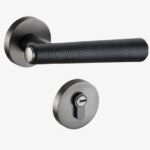 Lusano Black Leather Designer Gate Handle +$250.00