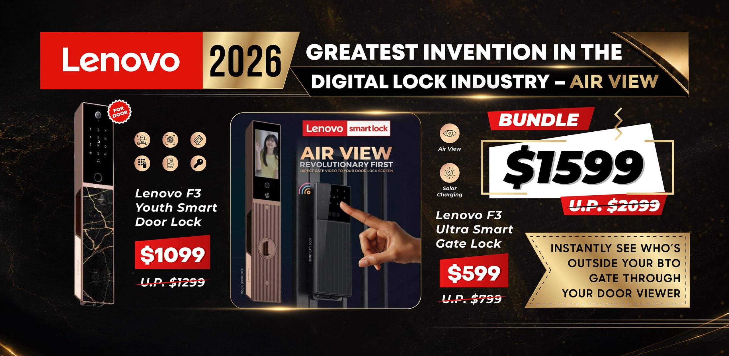 Mydigitallock - Lenovo 2026 - Greatest Invention in the Digital Lock Industry - Air View