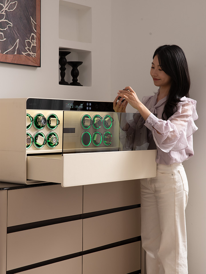 Mydigitallock-Lusano-Watch-Winder-Drawer-Safe