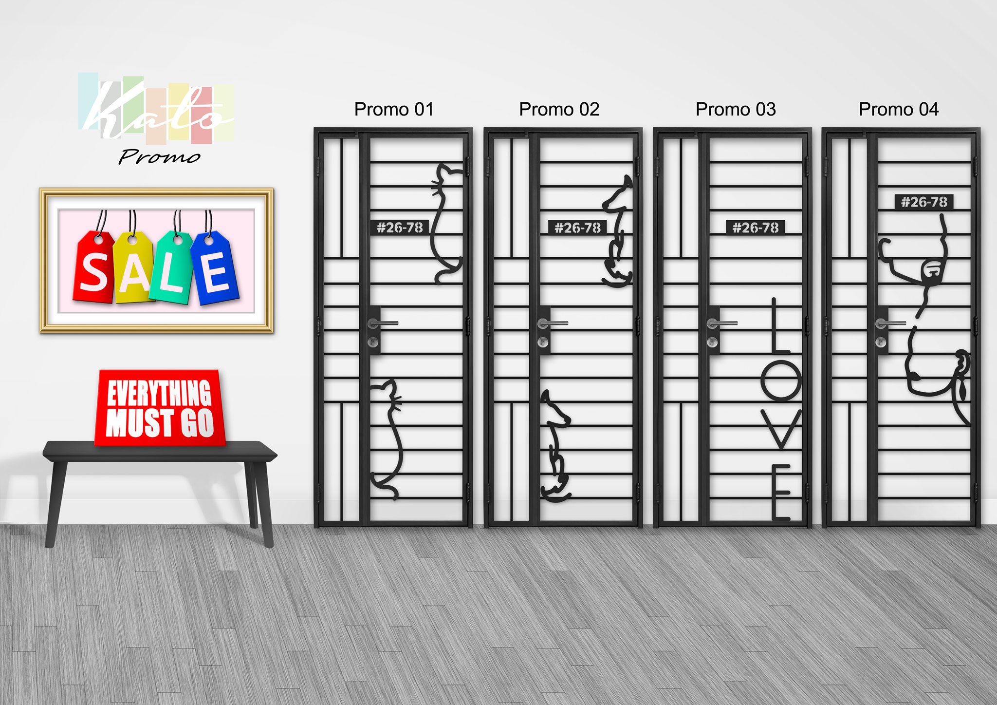 My Digital Lock - Kato 3D Simplify Gate 4×7