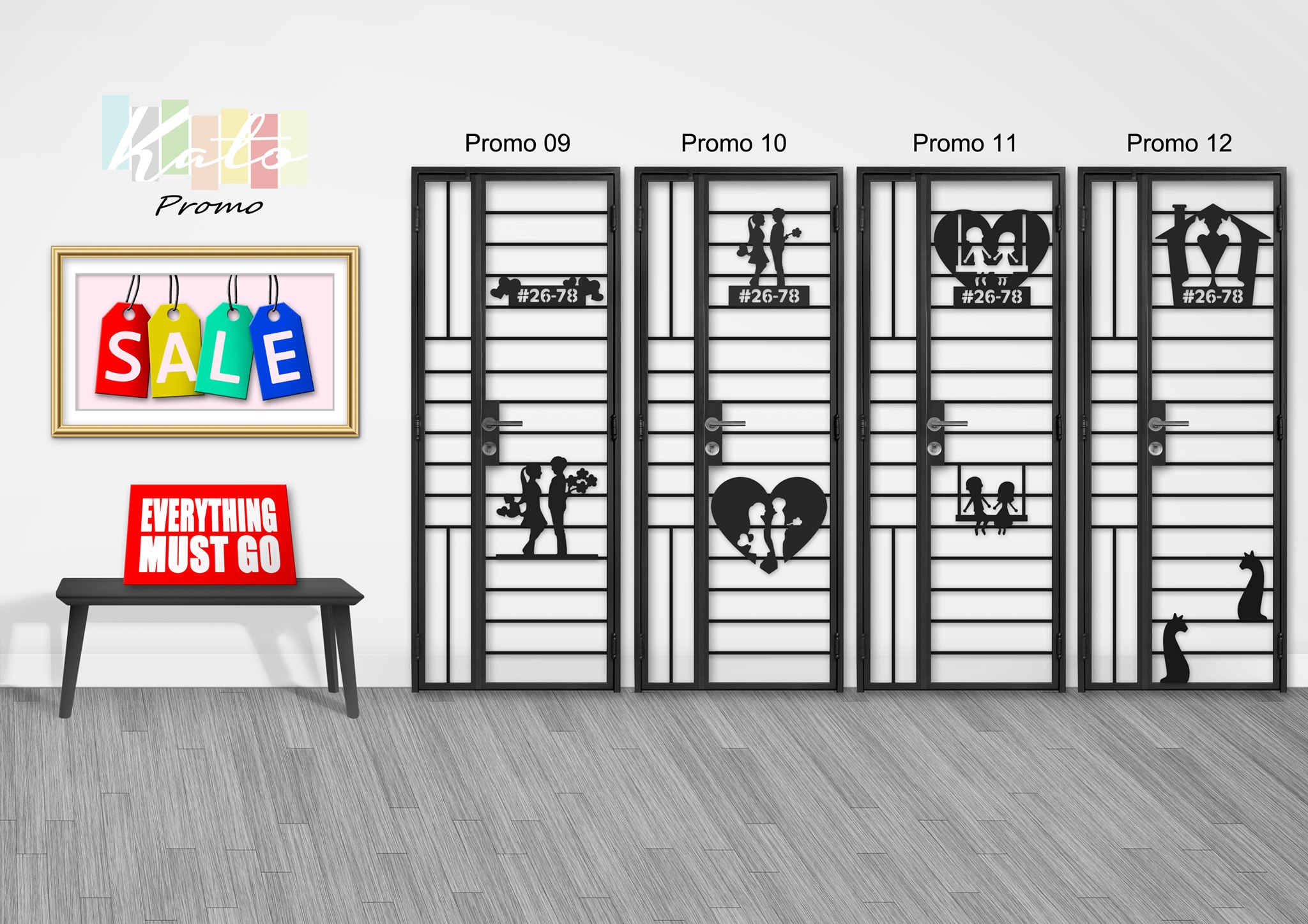 My Digital Lock - Kato 3D Simplify Gate 4×7
