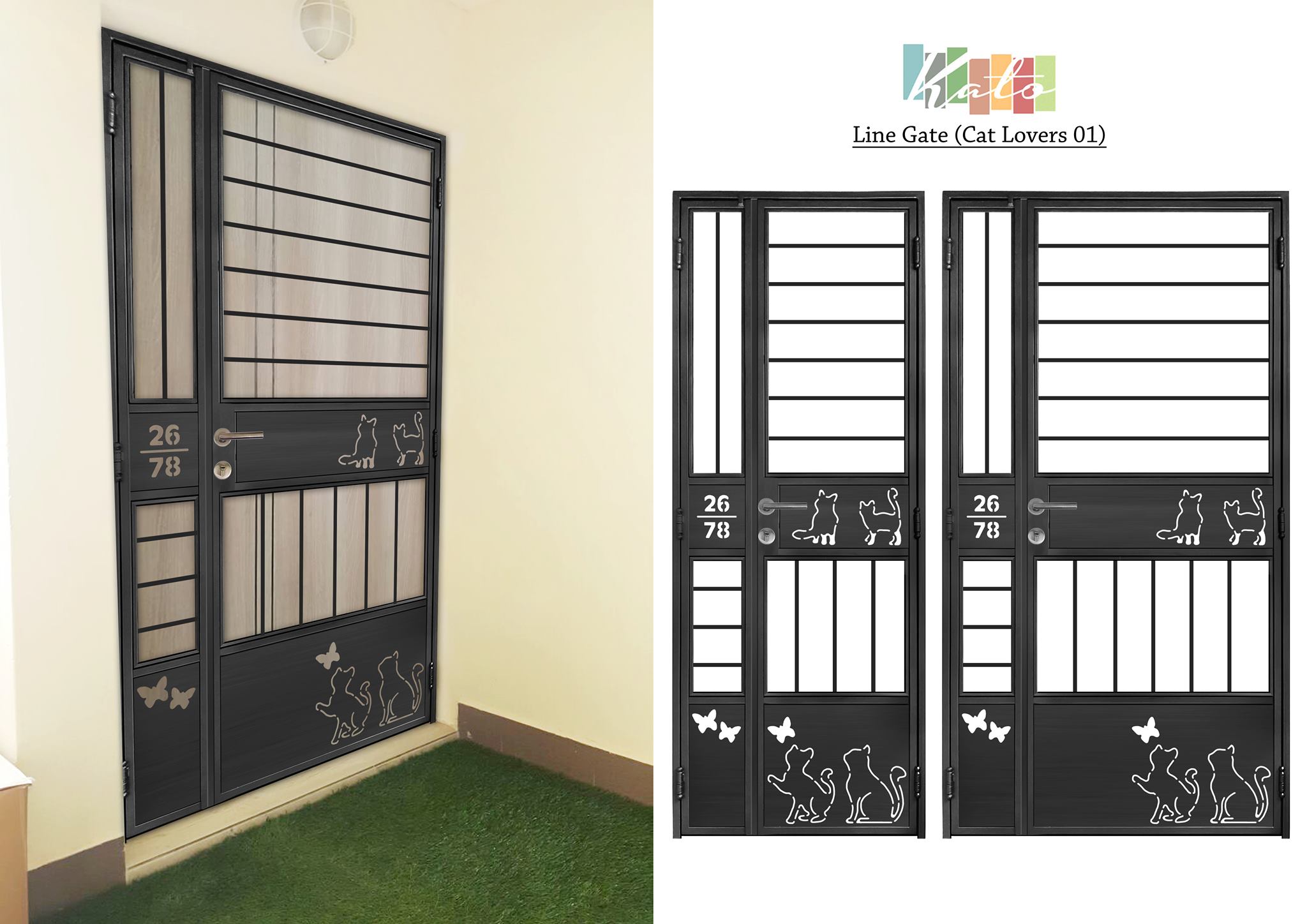 My Digital Lock - Kato 3D Simplify Gate 4×7