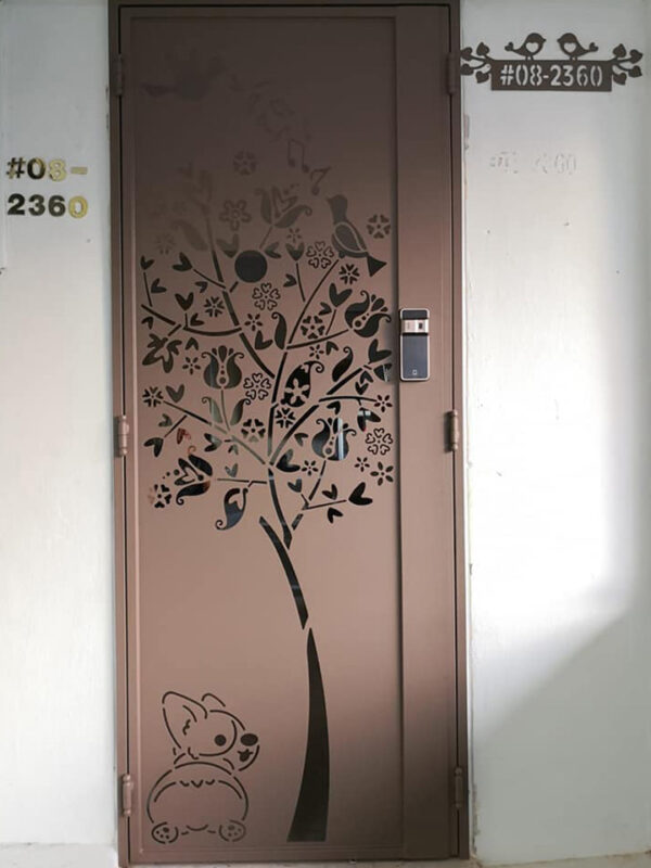 MyDigitalLock - Kato 3D Laser Cut Gate 3x7 Feet-Feature