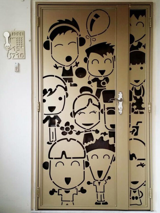 MyDigitalLock - Kato 3D Laser Cut Gate 4x7 Feet-Feature