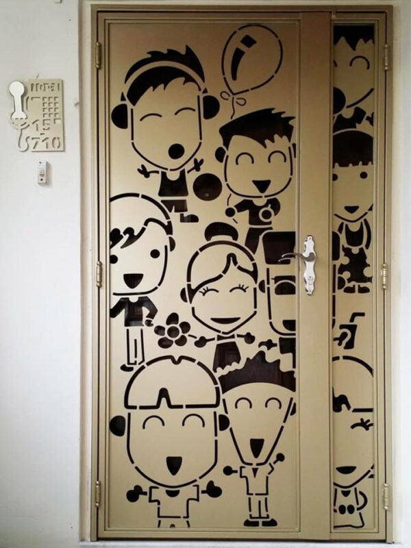 MyDigitalLock - Kato 3D Laser Cut Gate 4x7 Feet-Feature