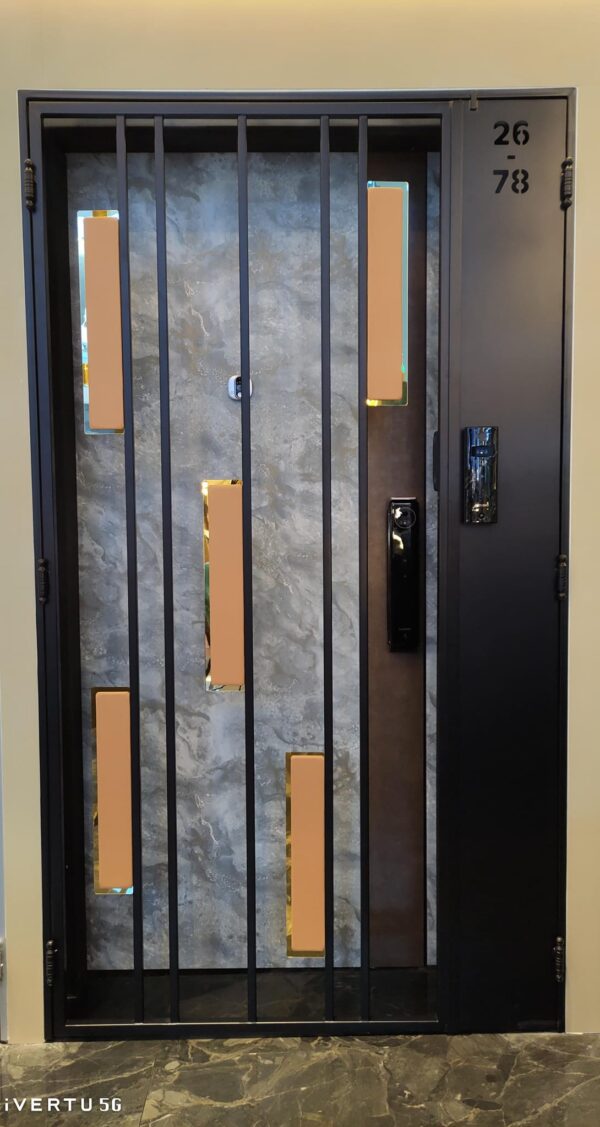 MyDigitalLock - Kato-2K-Gold-Leather-Gate