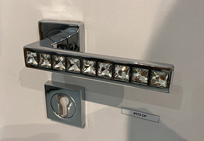 Designer Gold Handle + Mortise Lock