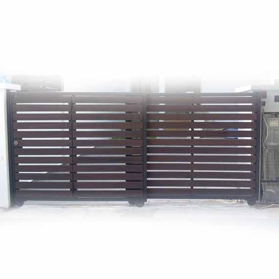 My digital lock - Landed-Property-Mild-Steel-Sliding-Gate-with-Track-with-Galvanize