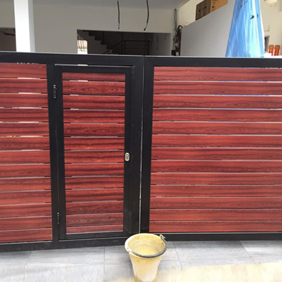 My Digital Lock - Aluminium Wood with Mild Steel Gate My Digital Lock - Aluminium Wood with Mild Steel Gate