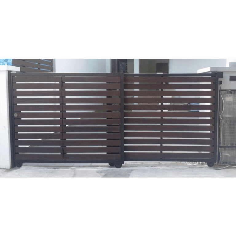 My Digital Lock - Aluminium Wood with Mild Steel Gate My Digital Lock - Aluminium Wood with Mild Steel Gate
