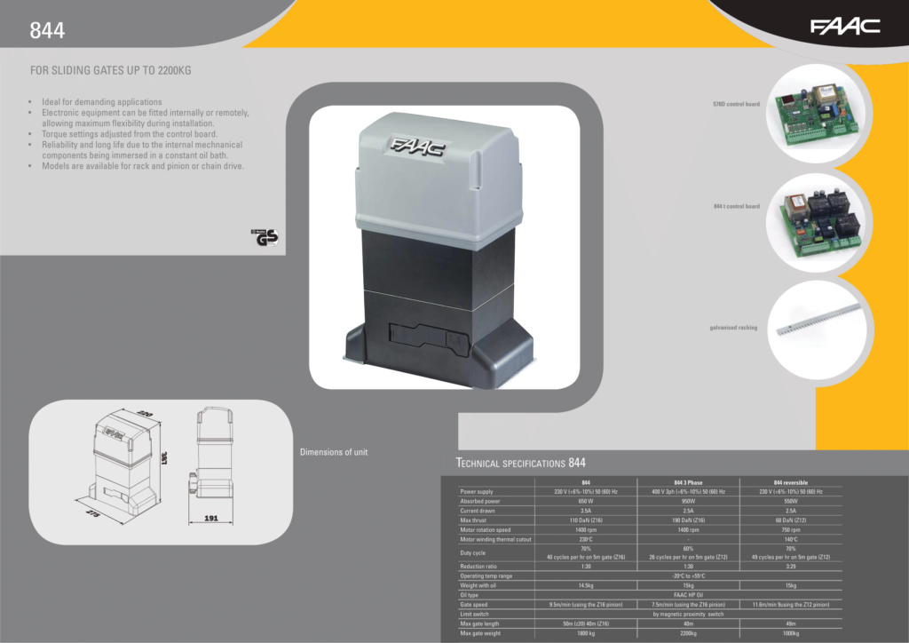 My digital lock - FAAC-844