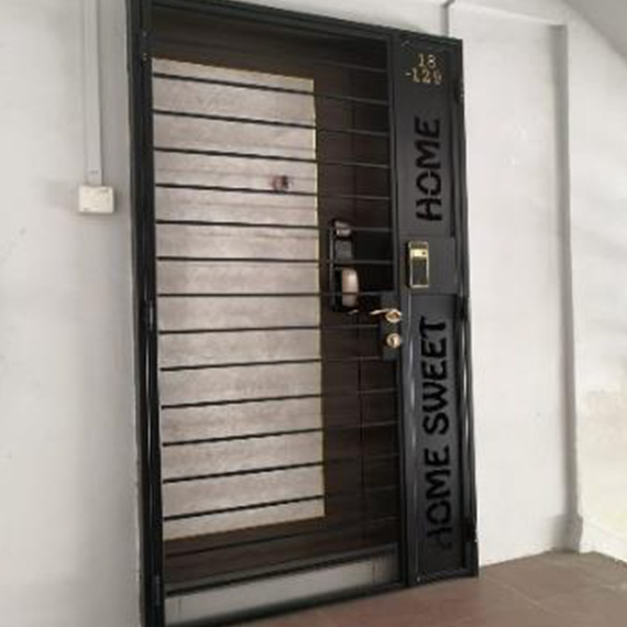 Laser Cut wording for Mild Steel Gate