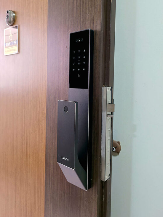 Lusano-Space-X-Digital-Door-Lock-Black-Installation