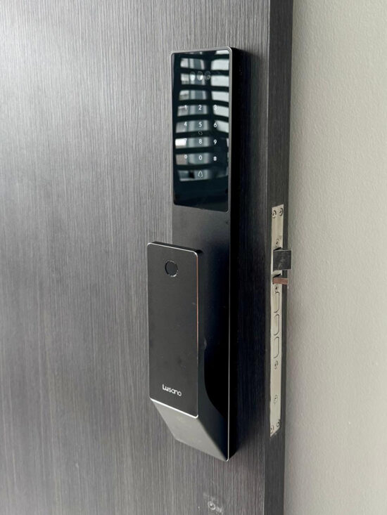 Lusano Space X+ Digital Door Lock (Black) - Installation