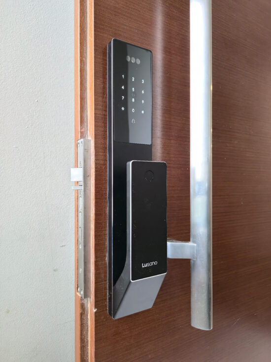 Lusano Space X+ Digital Door Lock (Black) - Installation