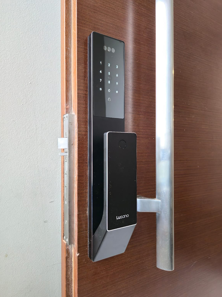 Lusano Space X+ Digital Door Lock (Black) - Installation