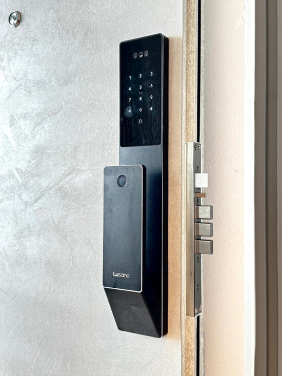Lusano Space X+ Digital Door Lock (Black) - Installation