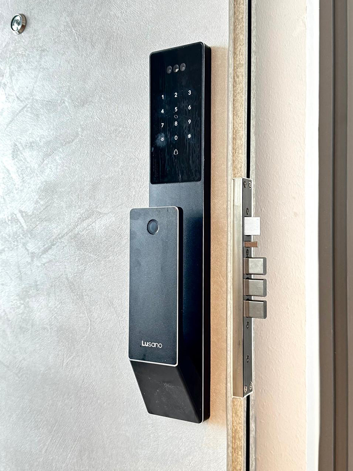 Lusano Space X+ Digital Door Lock (Black) - Installation