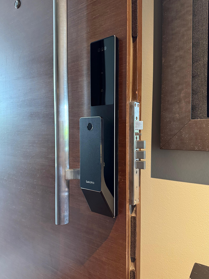 Lusano Space X+ Digital Door Lock (Black) - Installation